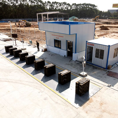 Puente basculante de la tonelada los 3x15m OIML Digitaces de la estructura 50 del haz de U